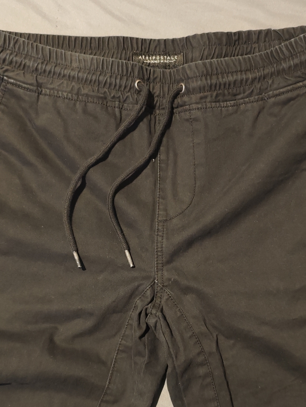 Aeropostale Men’s Black Drawstring Joggers Size M